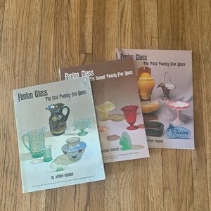 First, Second, and Third Twenty-Five Years of Fenton Glass Books William Heacock